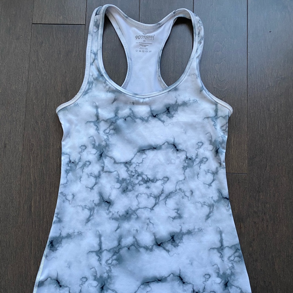 90 Degree Flex marble workout top
